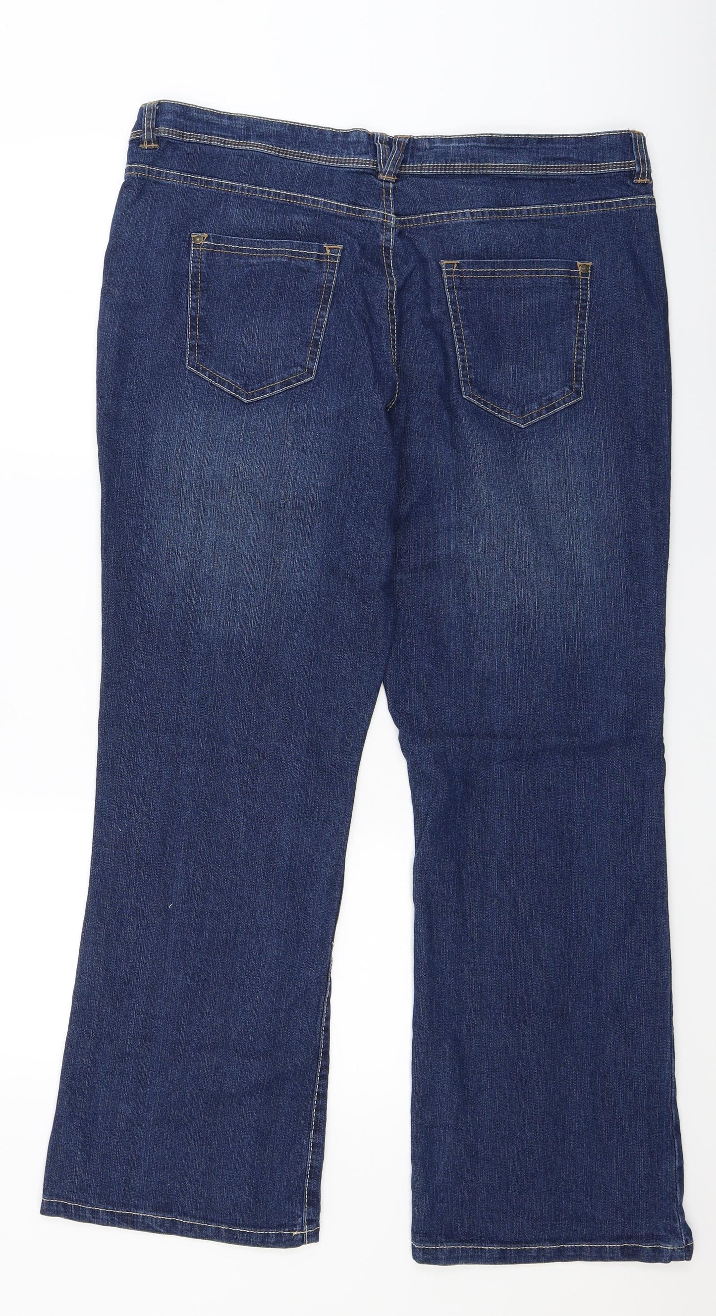 Dunnes Womens Blue   Bootcut Jeans Size 18 L28.5 in