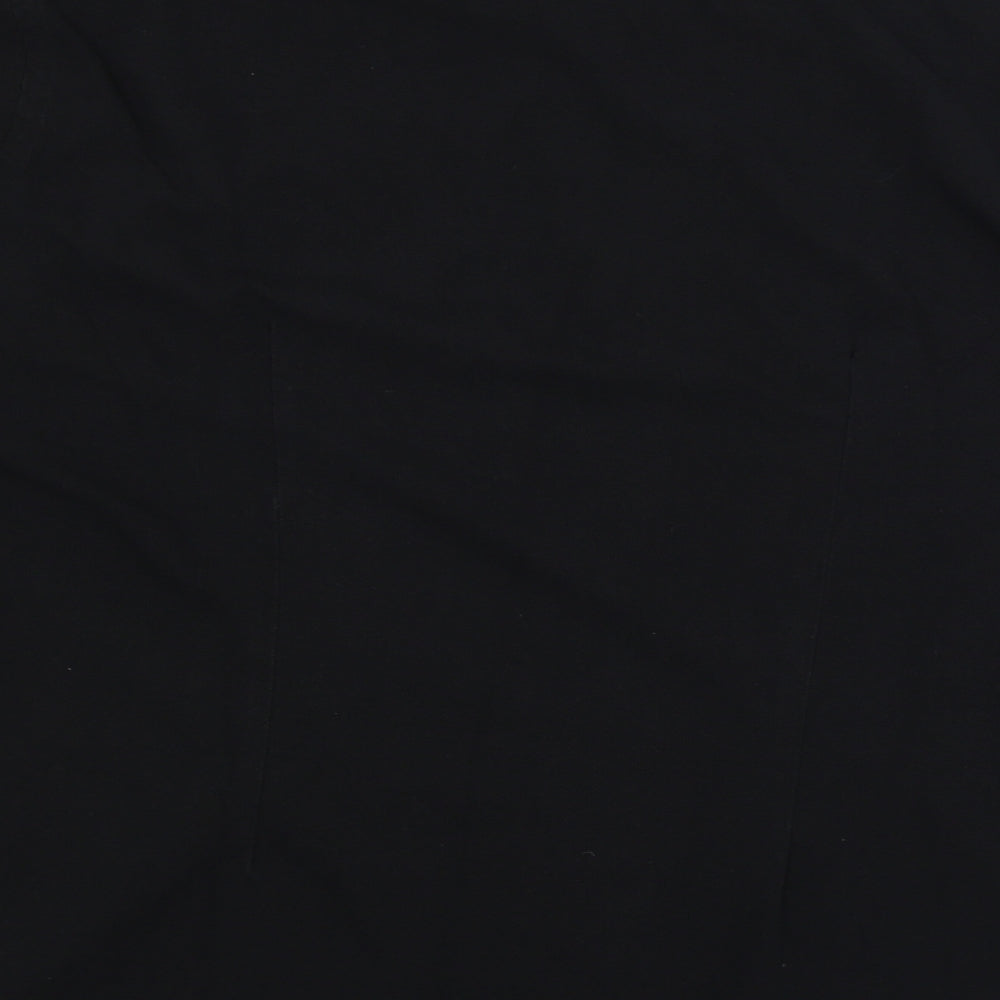 Zara Mens Black    Polo Size L