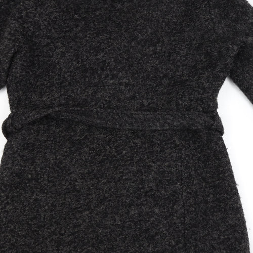 Moda Womens Grey   Overcoat Coat Size 10