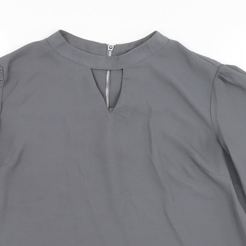 Atmosphere Womens Grey   Basic Blouse Size 10