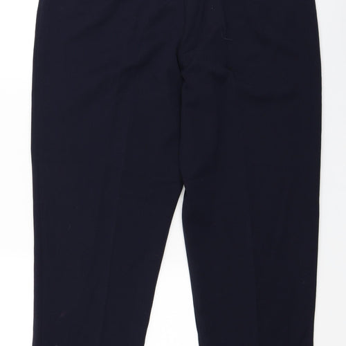 Essentials Womens Blue   Dress Pants Trousers Size 16 L28 in