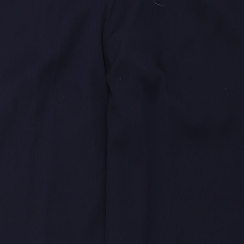 Essentials Womens Blue   Dress Pants Trousers Size 16 L28 in