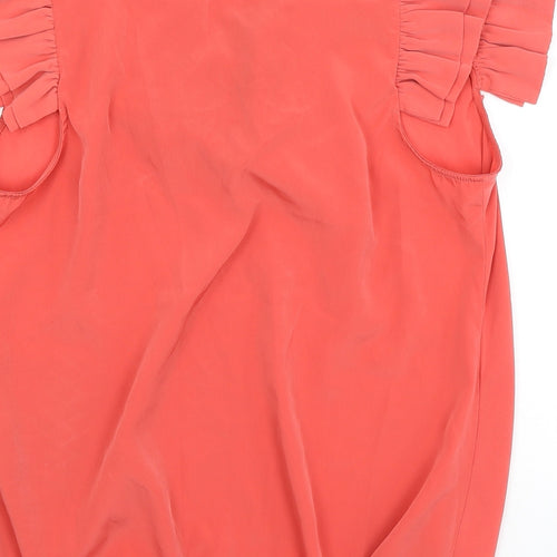 River Island Womens Red   Basic T-Shirt Size 8