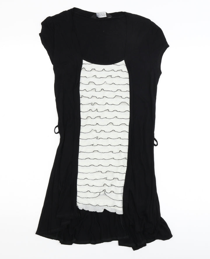 Dorothy Perkins Womens Black Bodycon Size 10