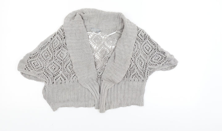 Per Una Womens Grey Cardigan Jumper Size S