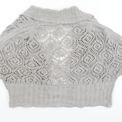 Per Una Womens Grey   Cardigan Jumper Size S