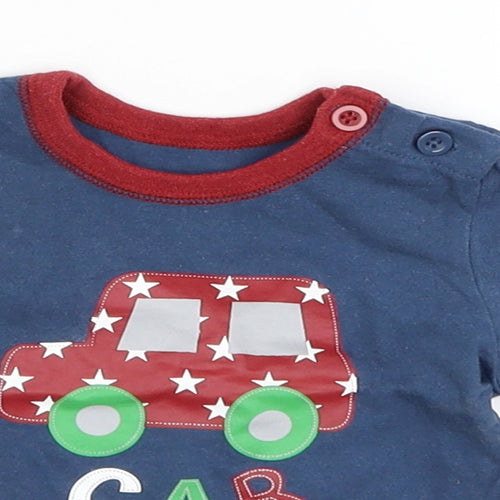 Cherokee Baby Blue   Basic T-Shirt Size Newborn  - car
