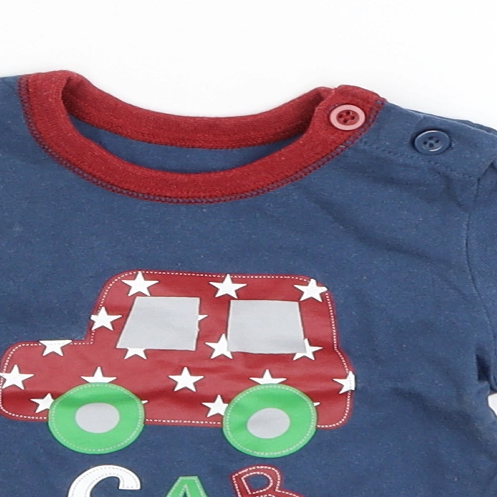 Cherokee Baby Blue   Basic T-Shirt Size Newborn  - car