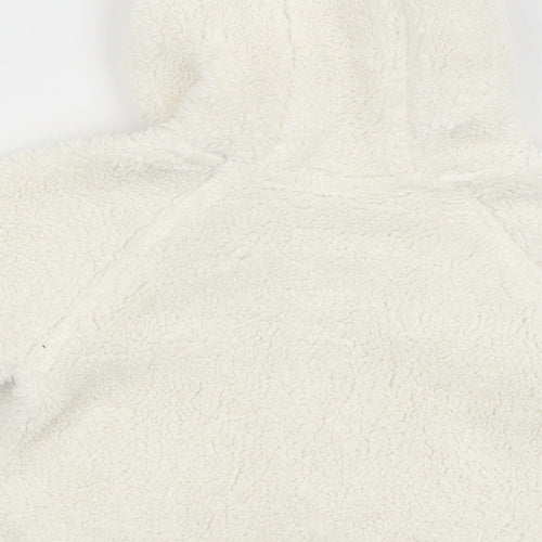 Next Baby Baby White   Full Zip Jumper Size 0-3 Months