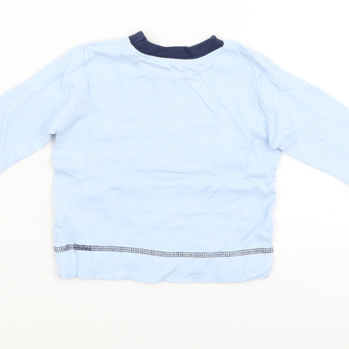 George Baby Blue   Basic T-Shirt Size 3-6 Months  - attention seeker