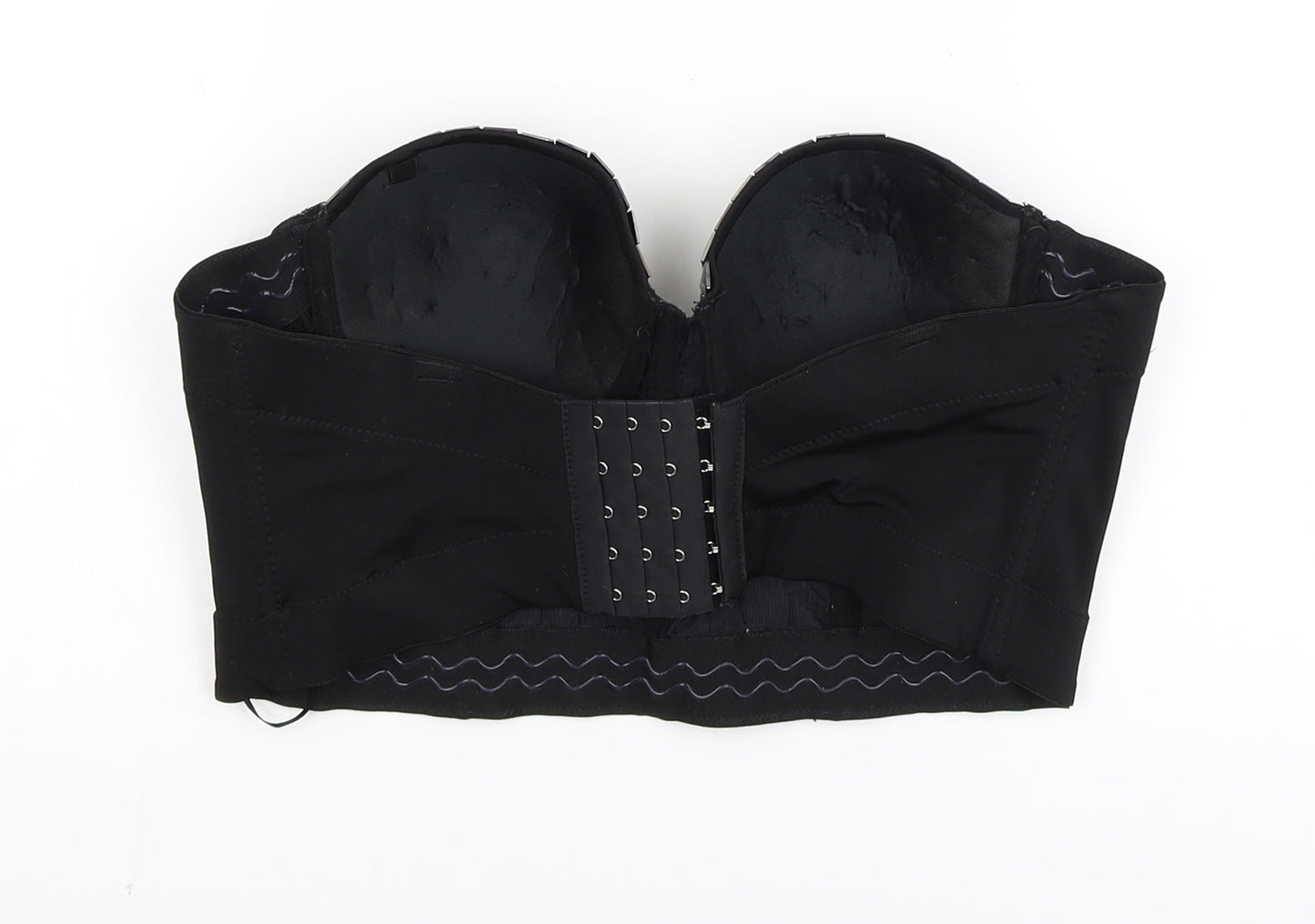 Parisian Womens Black   Cropped Tank Size M