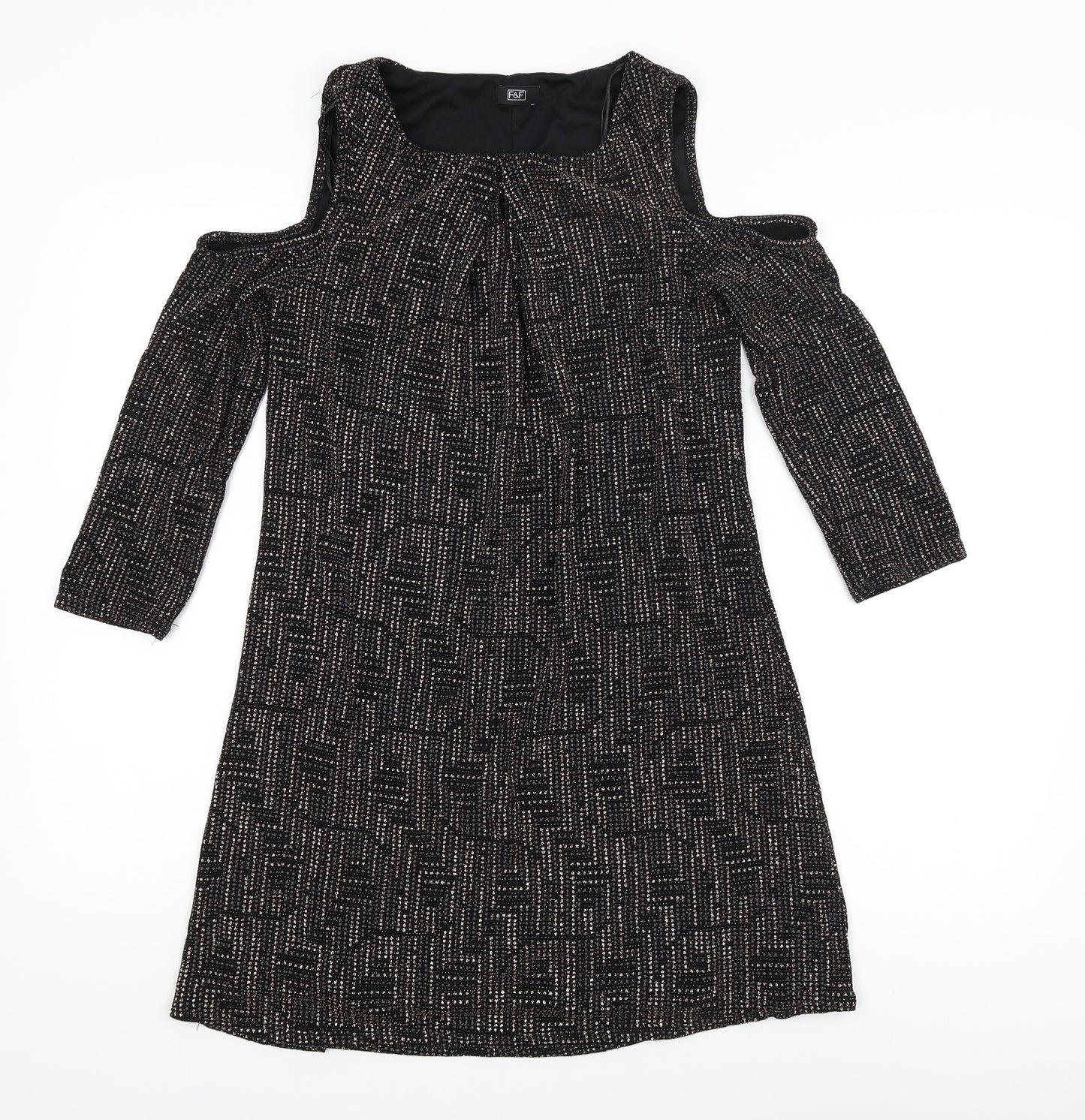 F&F Womens Black   Tank Dress  Size 10