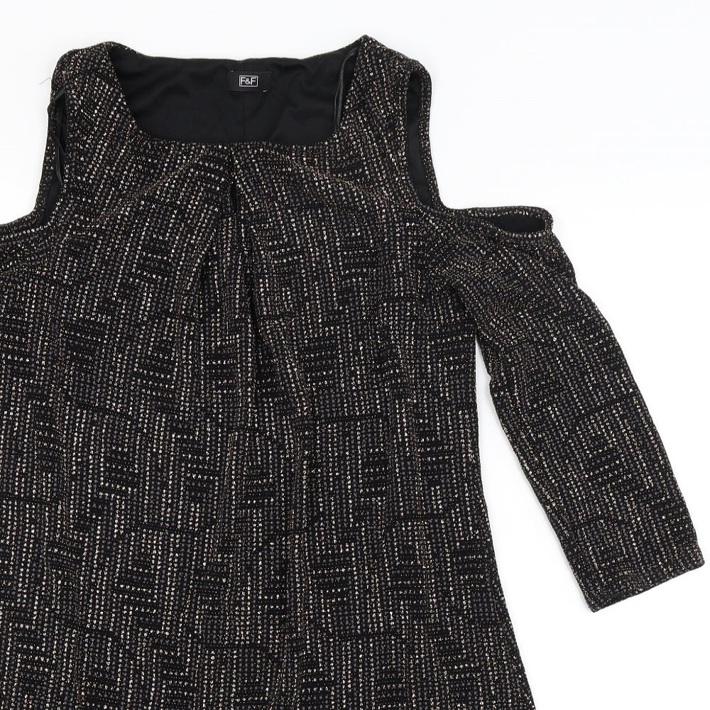 F&F Womens Black   Tank Dress  Size 10