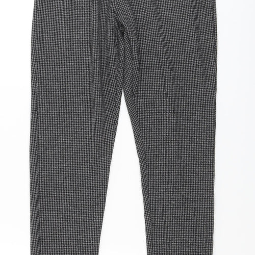 New Look Womens Grey   Cropped Leggings Size 8 L27 in