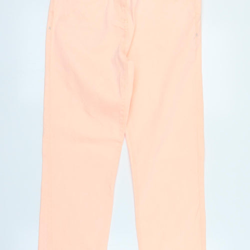 NEXT Womens Orange  Denim Cropped Jeans Size 12 L24 in