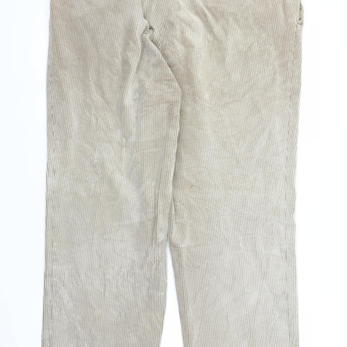 Skads Mens Brown  Corduroy Straight Jeans Size 36 in L28 in