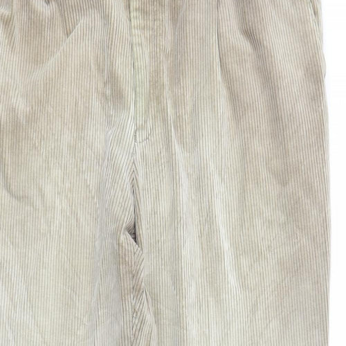 Skads Mens Brown  Corduroy Straight Jeans Size 36 in L28 in