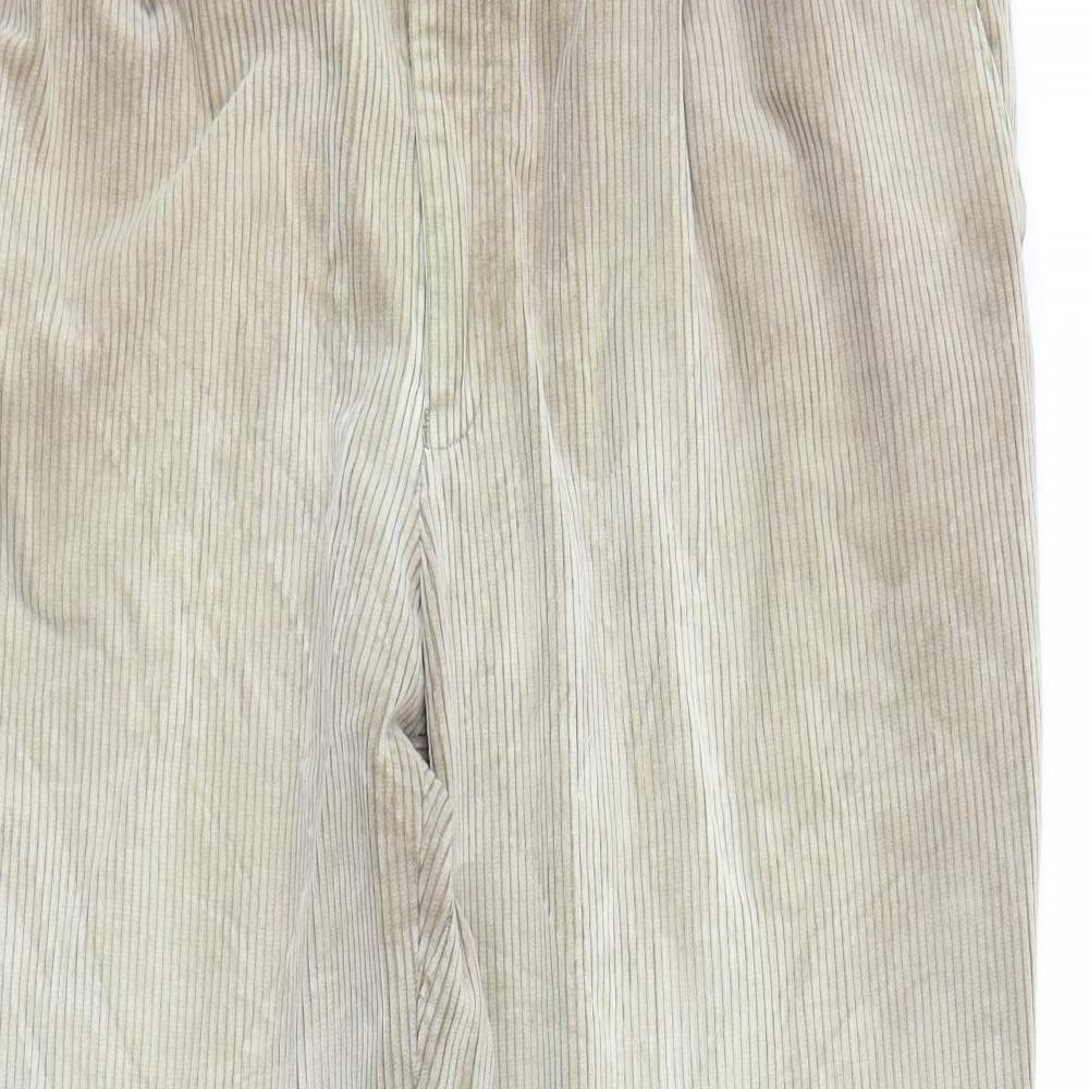 Skads Mens Brown  Corduroy Straight Jeans Size 36 in L28 in
