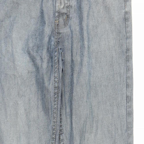 River Island Mens Grey  Denim Bootcut Jeans Size 32 in L32 in