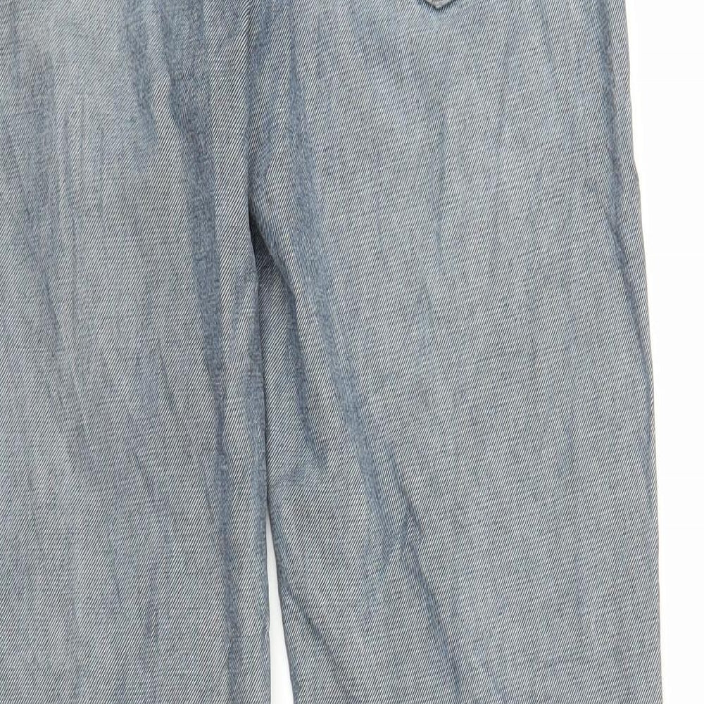 River Island Mens Grey  Denim Bootcut Jeans Size 32 in L32 in