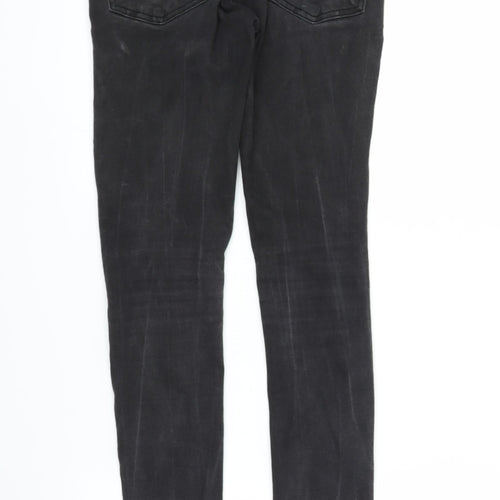 Topman Mens Black  Denim Snow Pants Trousers Size 30 in L34 in