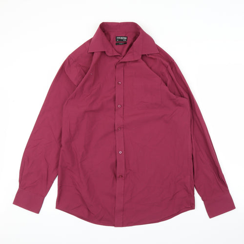 Debenhams Mens Purple    Button-Up Size 16