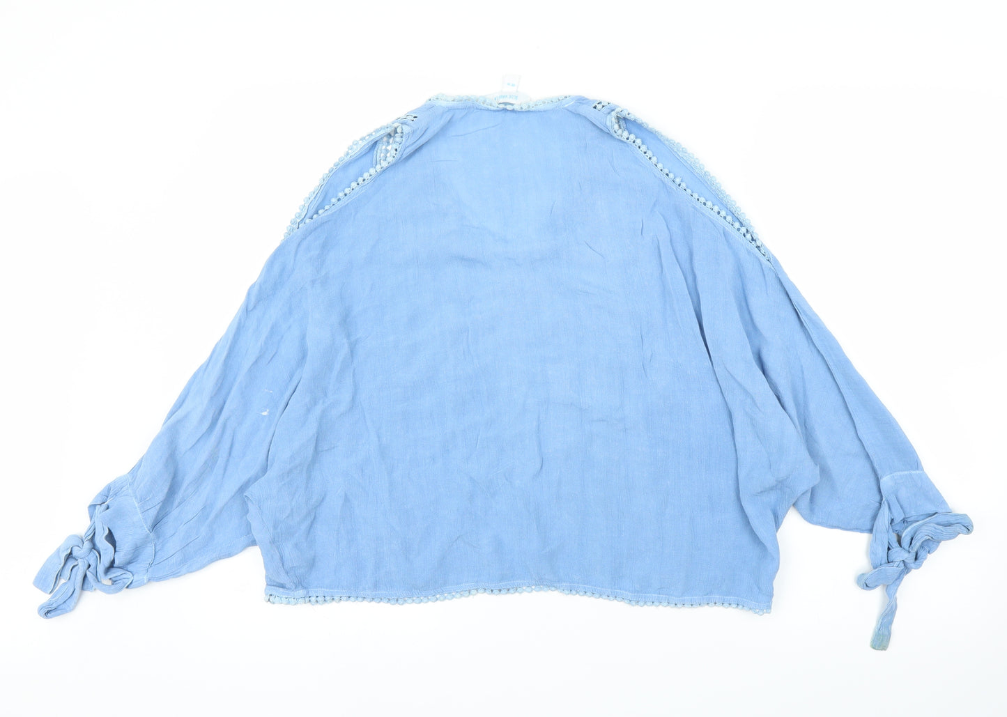 Blue Vanilla Womens Blue   Basic Blouse Size M
