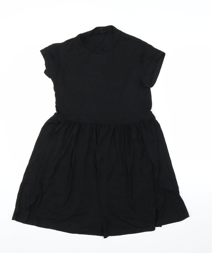 Missguided Womens Black A-Line Size 8
