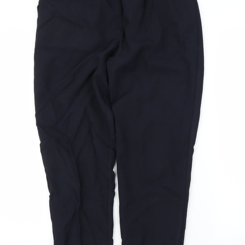 Classics Womens Blue   Carrot Trousers Size 12 L25 in