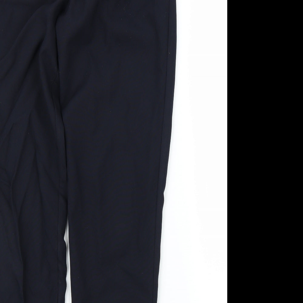 Classics Womens Blue   Carrot Trousers Size 12 L25 in
