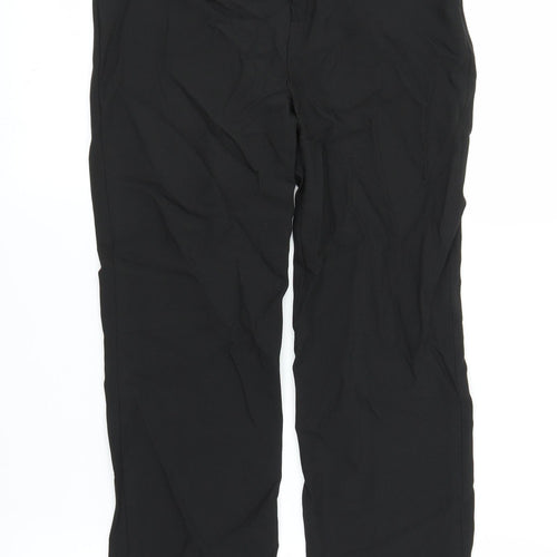 Preworn Boys Black    Trousers Size M