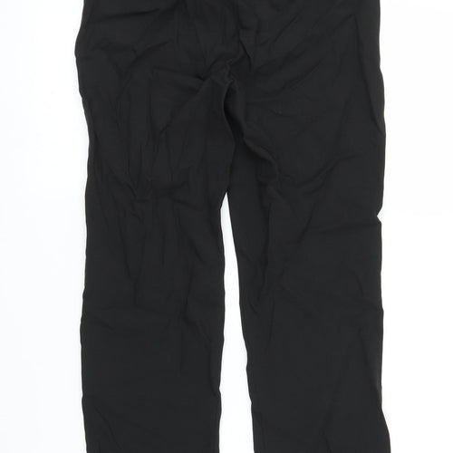 Preworn Boys Black    Trousers Size M