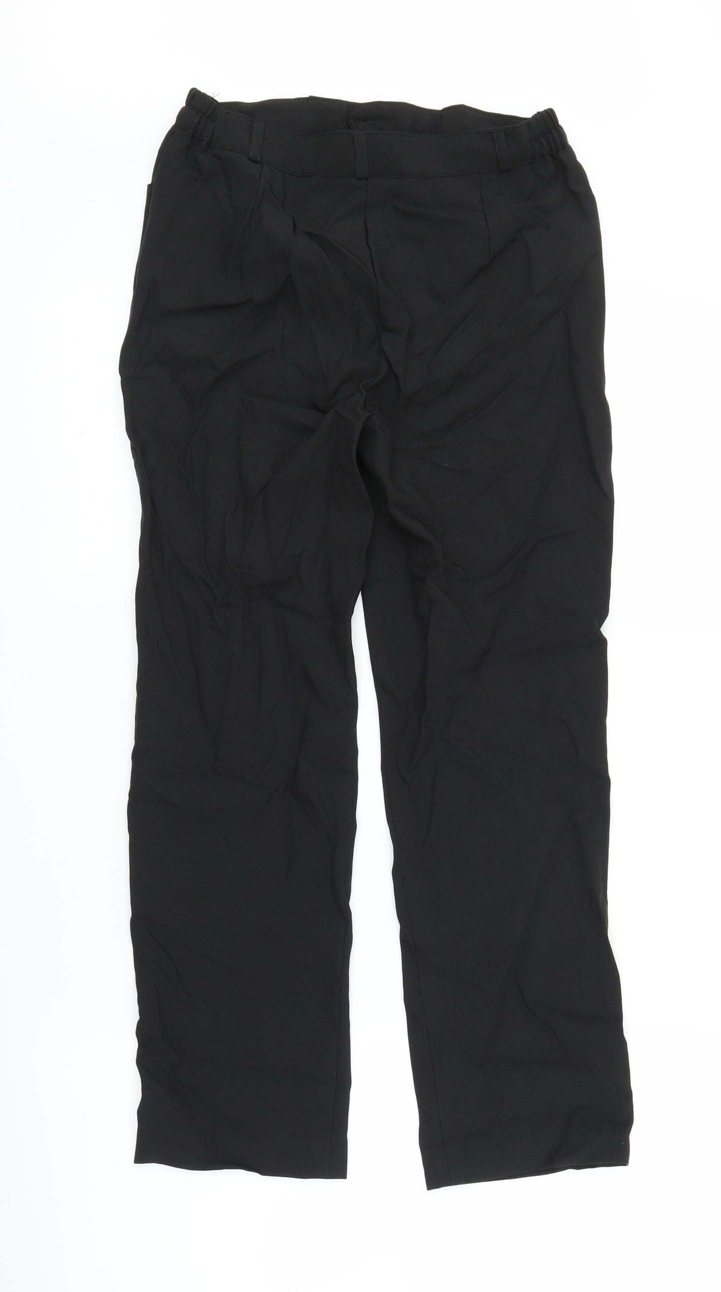 Preworn Boys Black    Trousers Size M