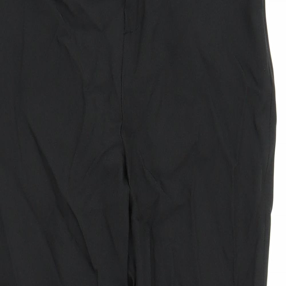Preworn Boys Black    Trousers Size M
