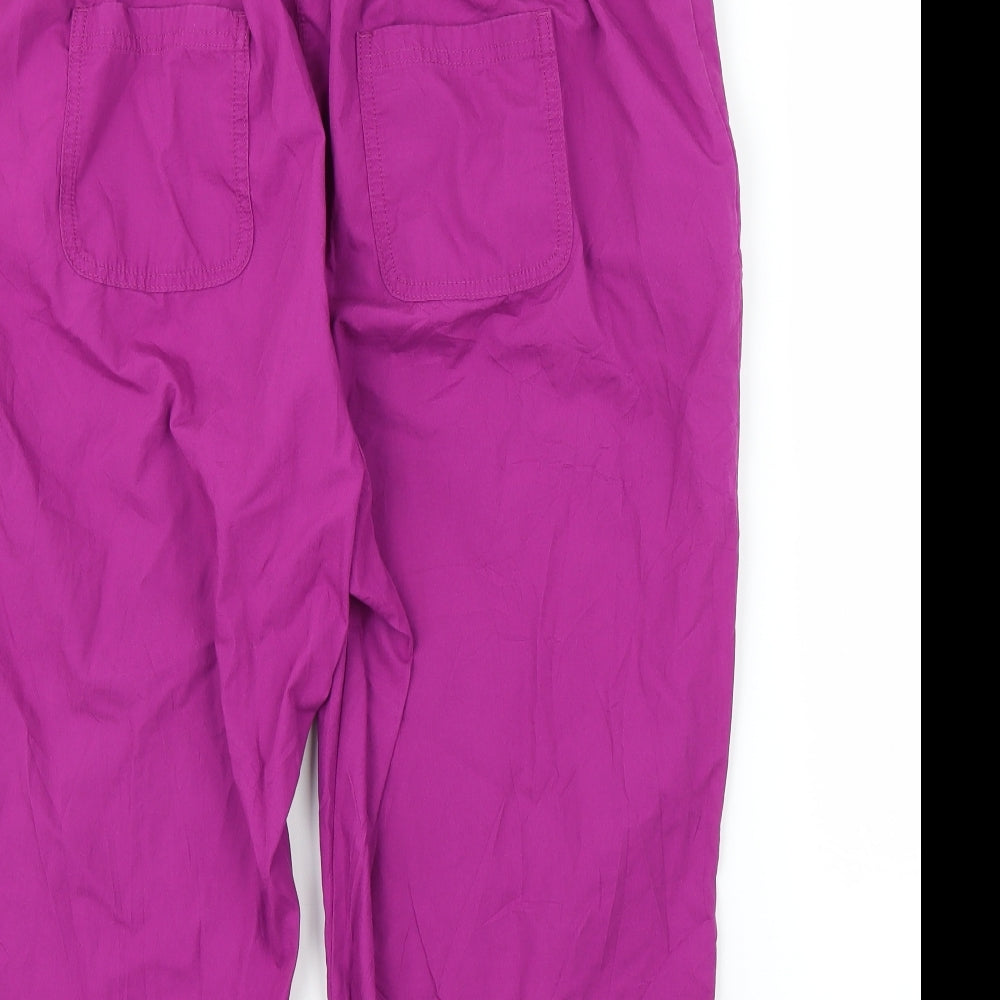 M&S Womens Purple   Capri Trousers Size 18 L20 in