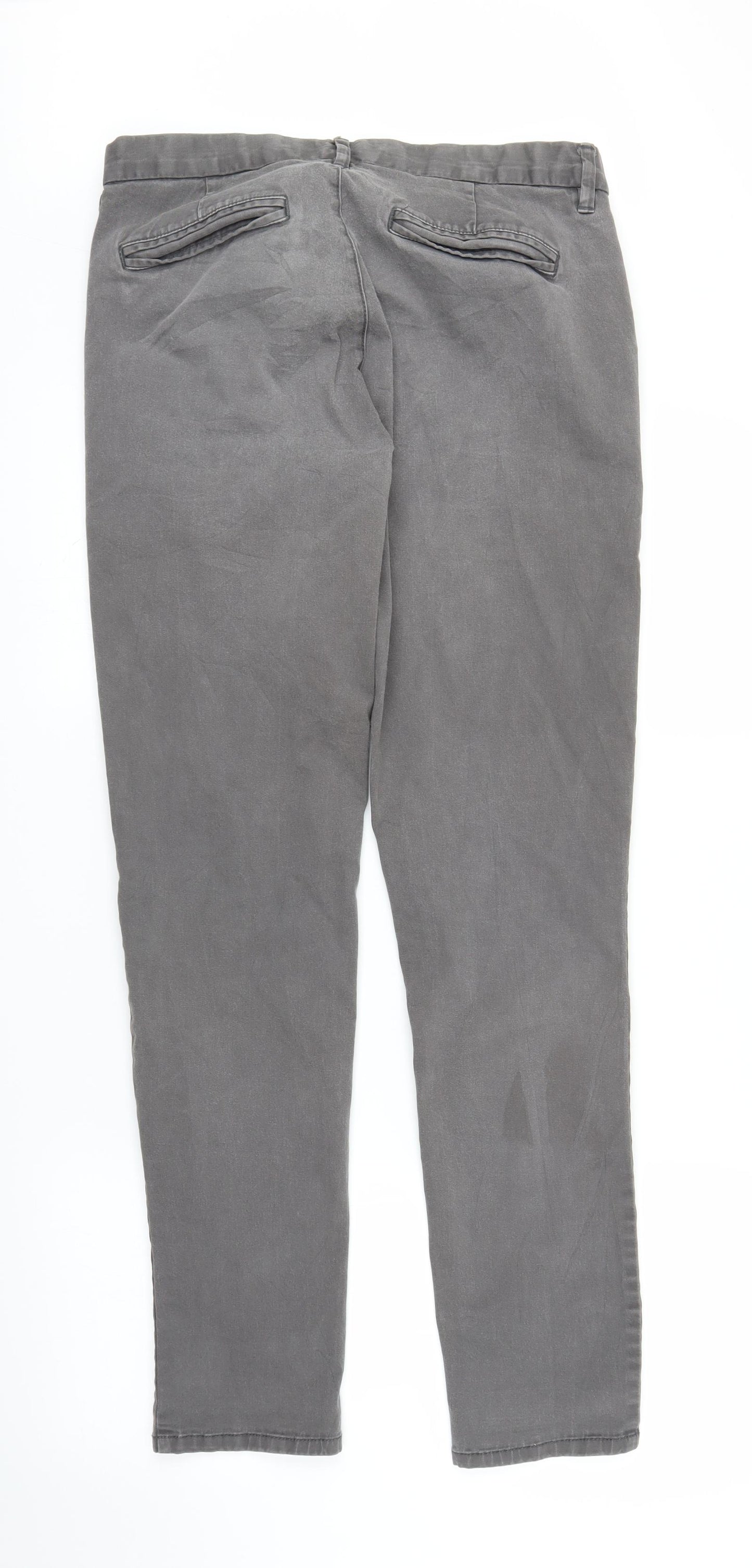 NEXT Mens Grey  Denim Skinny Jeans Size 34 in L31 in