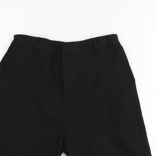 Nutmeg Girls Black   Chino Shorts Size 11-12 Years