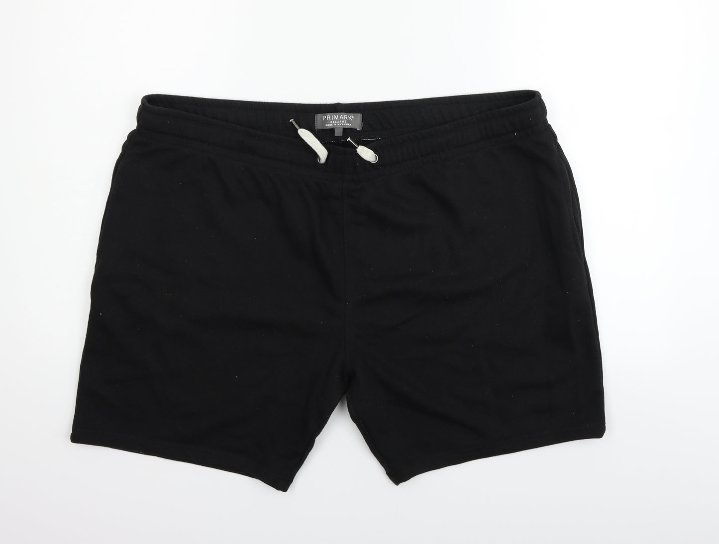 Primark Mens Black Houndstooth  Chino Shorts Size 2XL