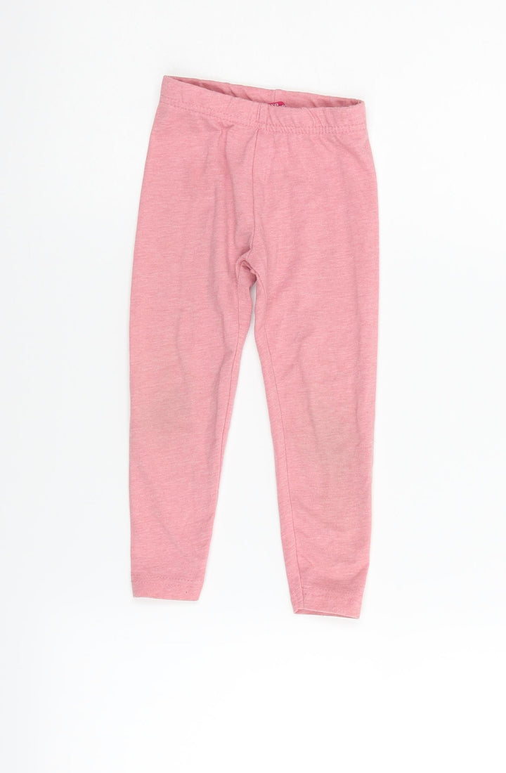 young diviension Girls Pink   Jegging Trousers Size 2 Years