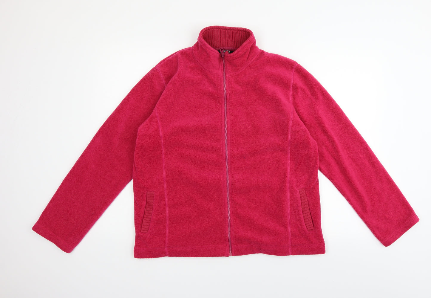 /text Womens Orange   Full Zip Jumper Size M