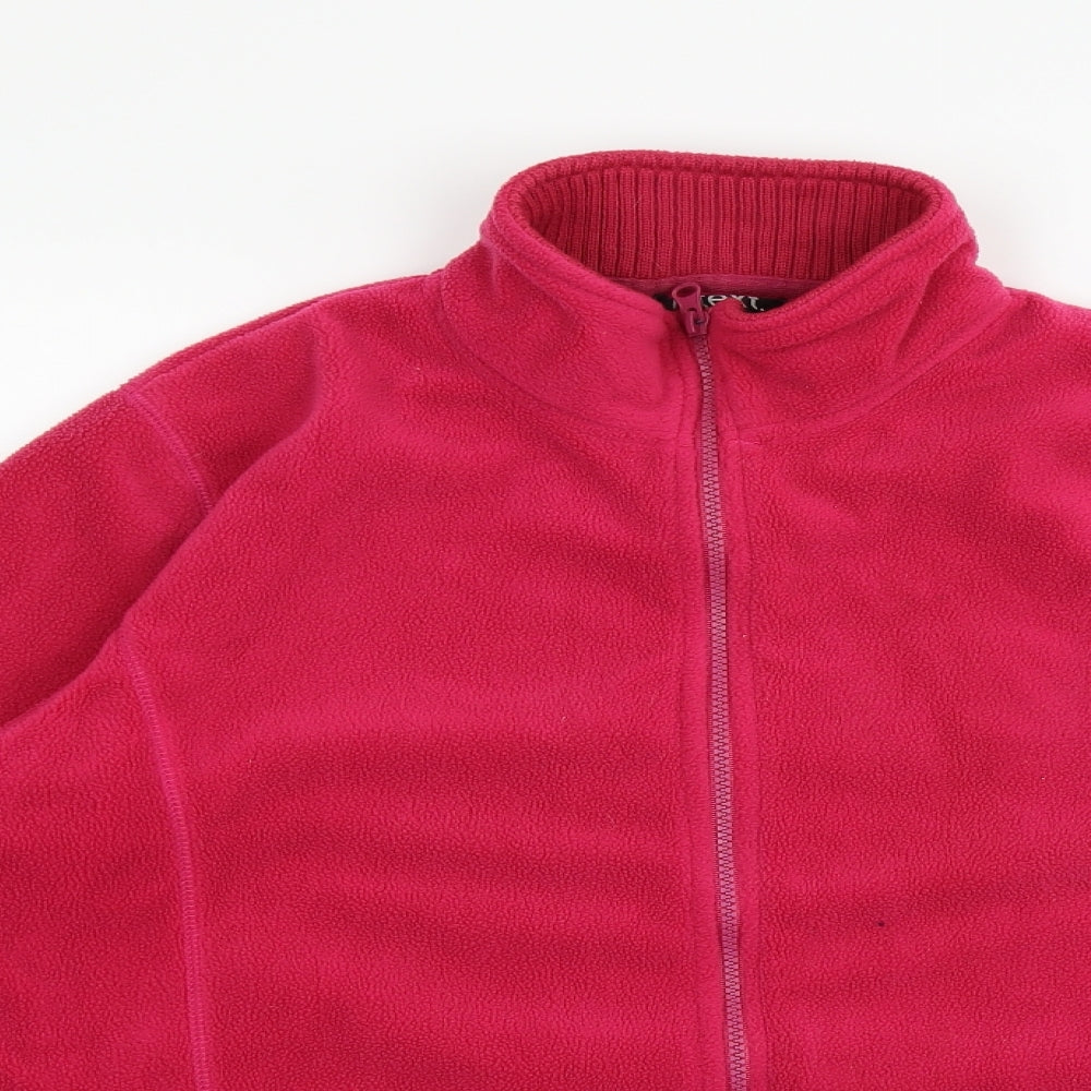 /text Womens Orange   Full Zip Jumper Size M