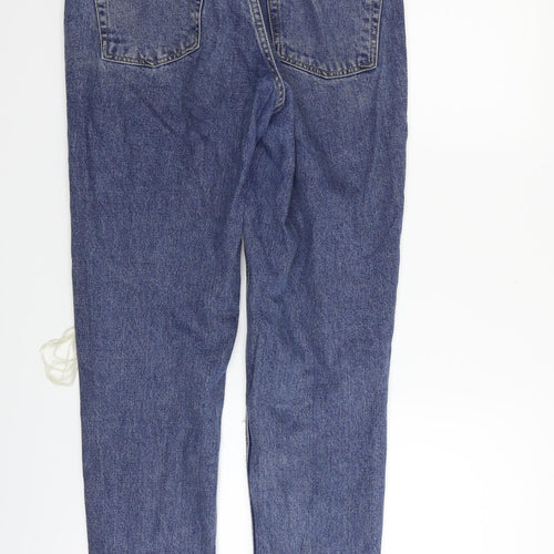 Topshop Womens Blue   Straight Jeans Size M L32 in