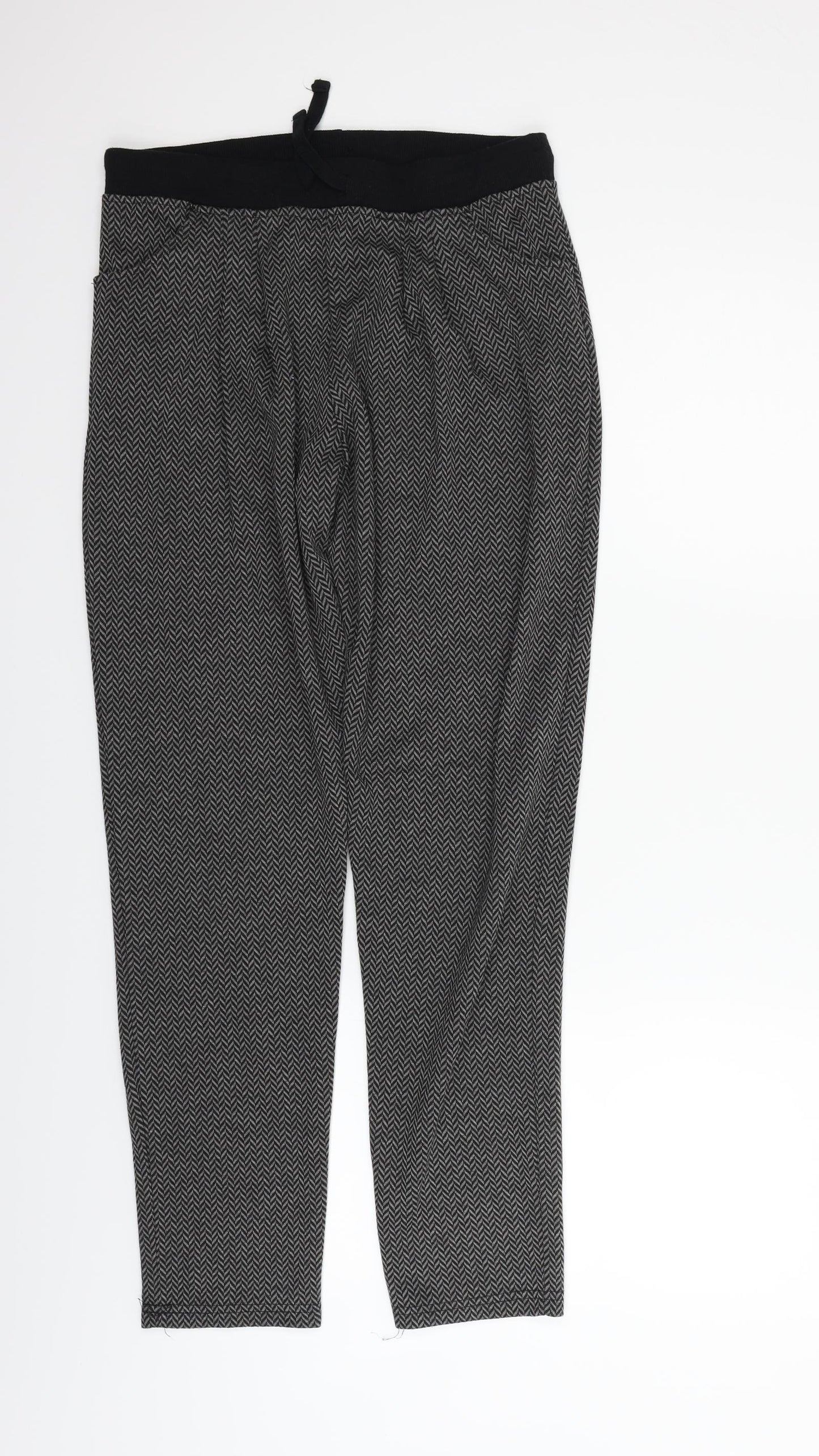 Atmosphere Womens Grey   Trousers  Size 10 L28 in