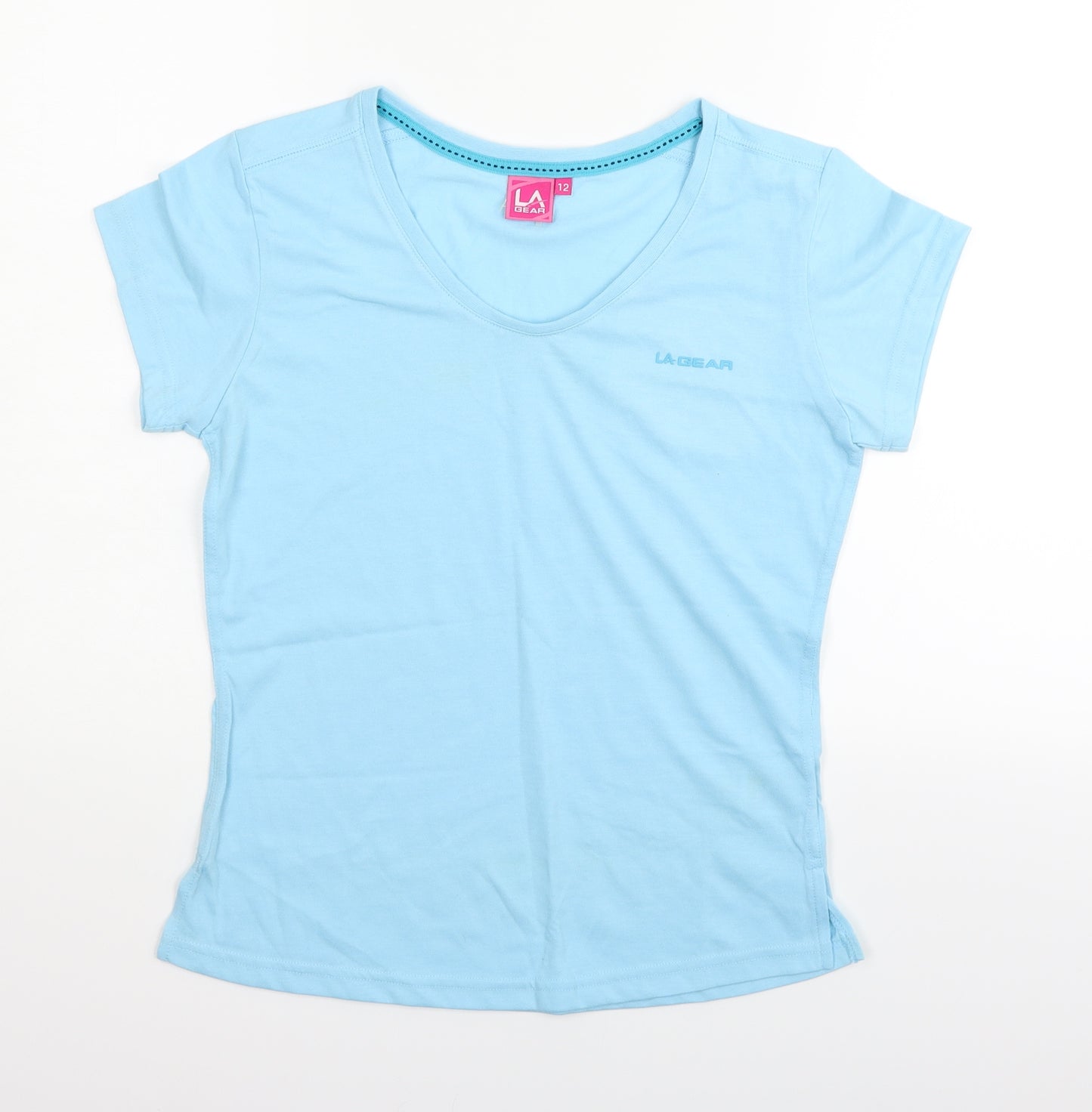 LA Gear Womens Blue   Basic T-Shirt Size 12