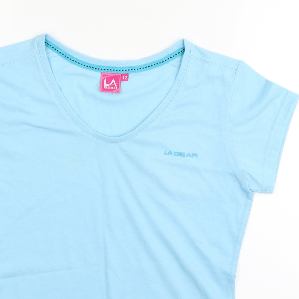 LA Gear Womens Blue   Basic T-Shirt Size 12
