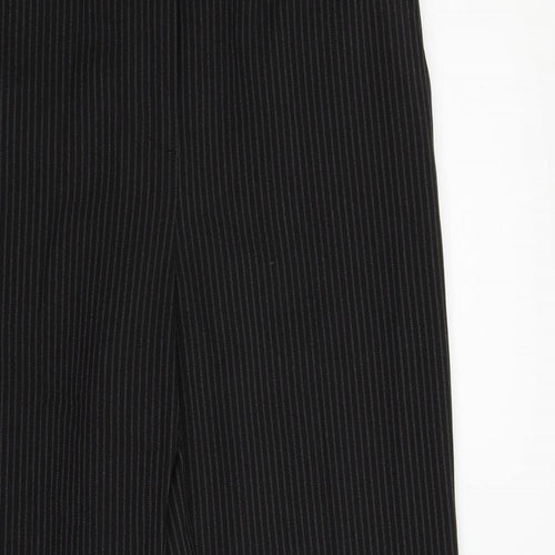 Papaya Womens Black   Trousers  Size 10 L28 in