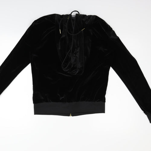 Condemned Nation Mens Black   Full Zip Hoodie Size M