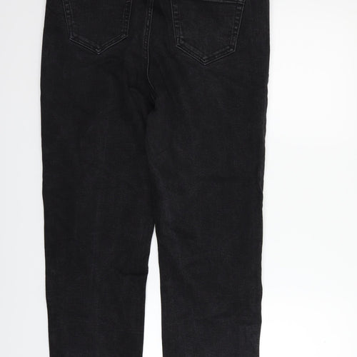 George Mens Black   Straight Jeans Size 16 L27 in