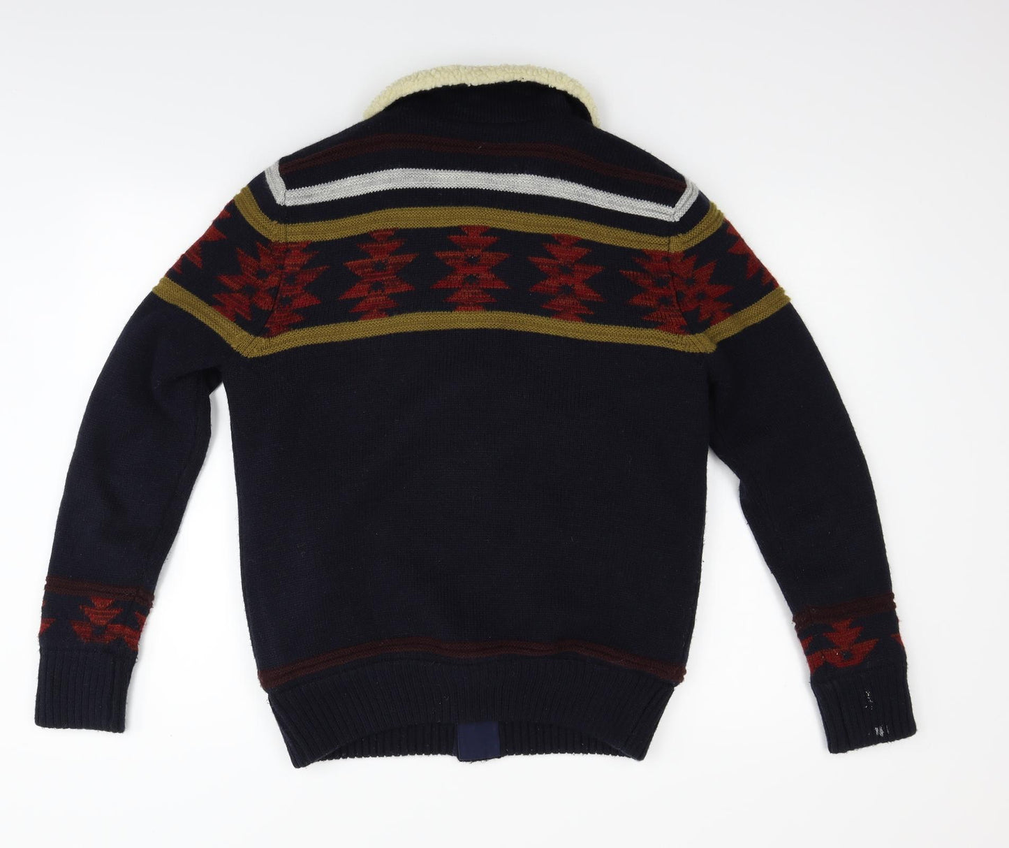 River Island Mens Blue   Cardigan Jumper Size S