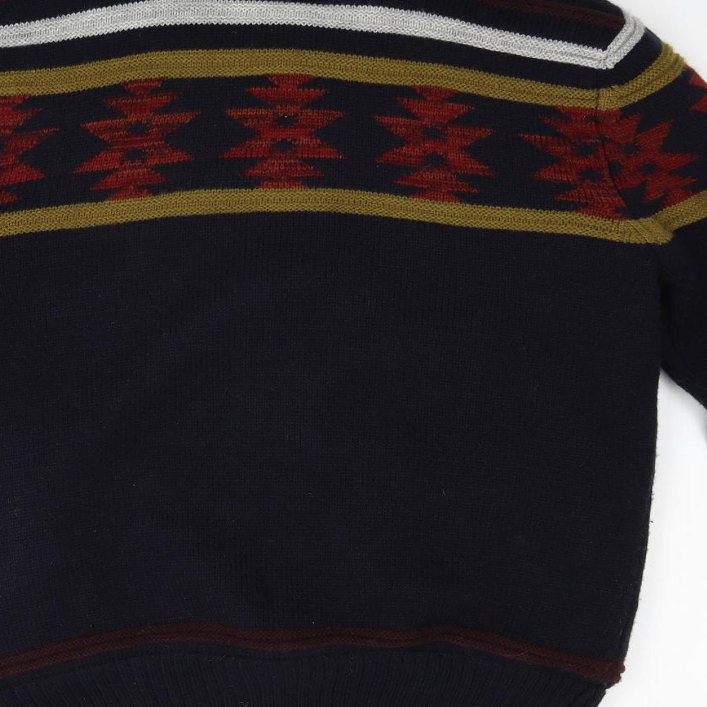 River Island Mens Blue   Cardigan Jumper Size S
